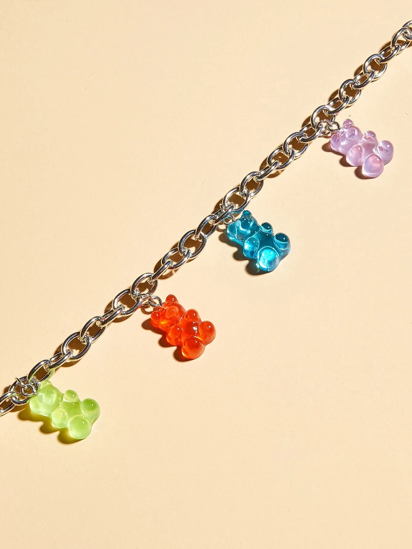 1pc Colorful Bear Charm Necklace for Women Jewelry for Women Gift for Her