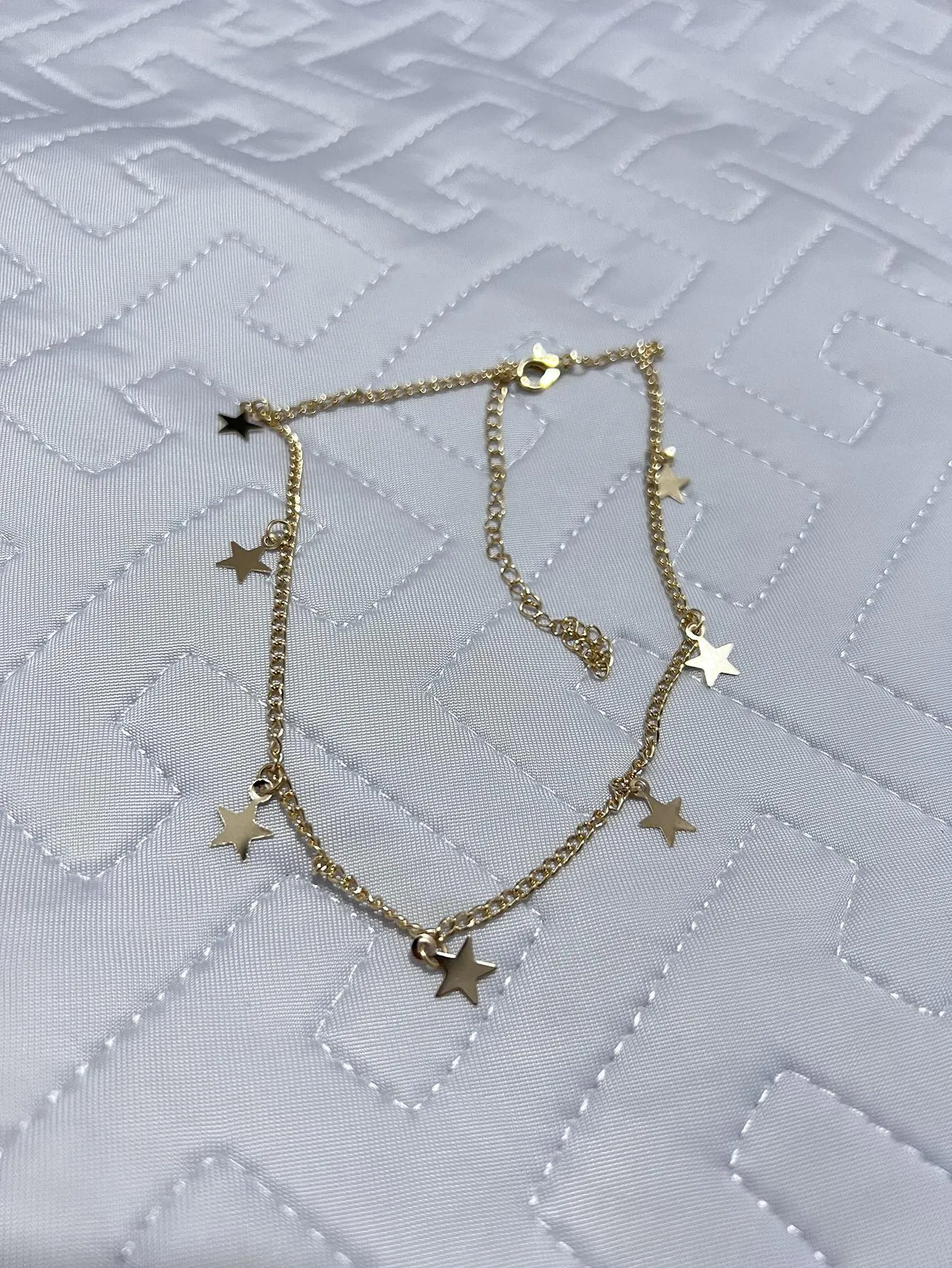 1pc Fashion Zinc Alloy Star Pendant Choker Dainty Necklace Novelty Necklace