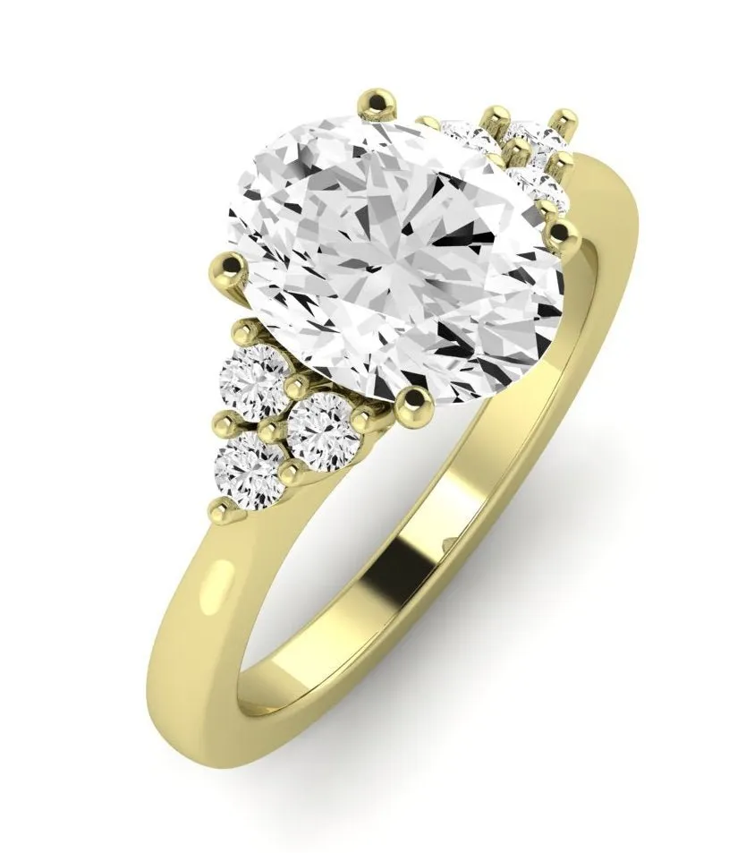 Alyssa - Oval Moissanite Engagement Ring