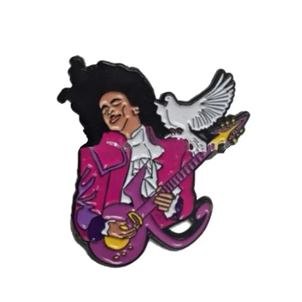 Artistic Prince Inspired When Doves Fly Enamel Pin