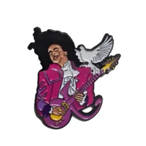 Artistic Prince Inspired When Doves Fly Enamel Pin