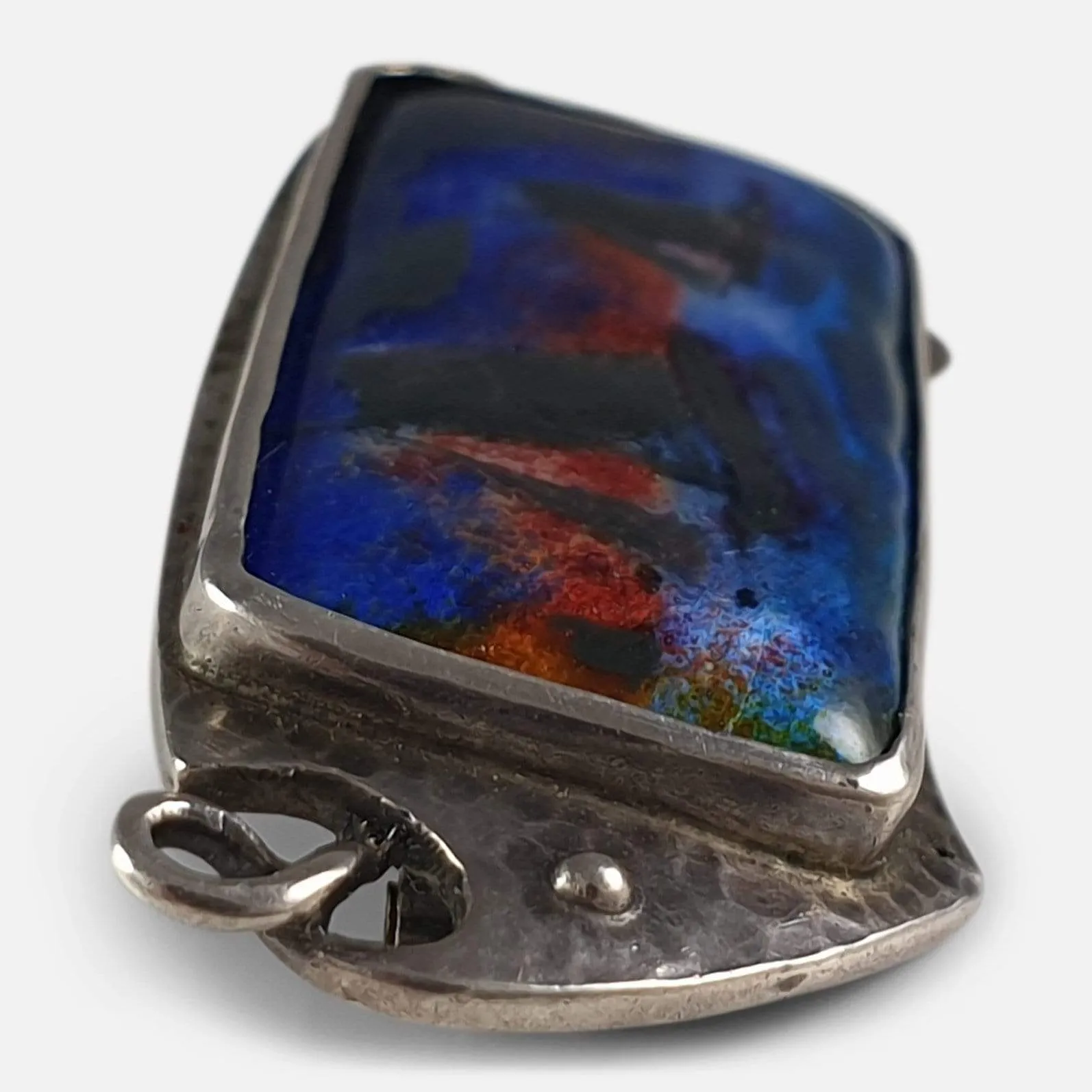 Arts and Crafts Silver and Enamel Brooch - Murrle Bennett & Co