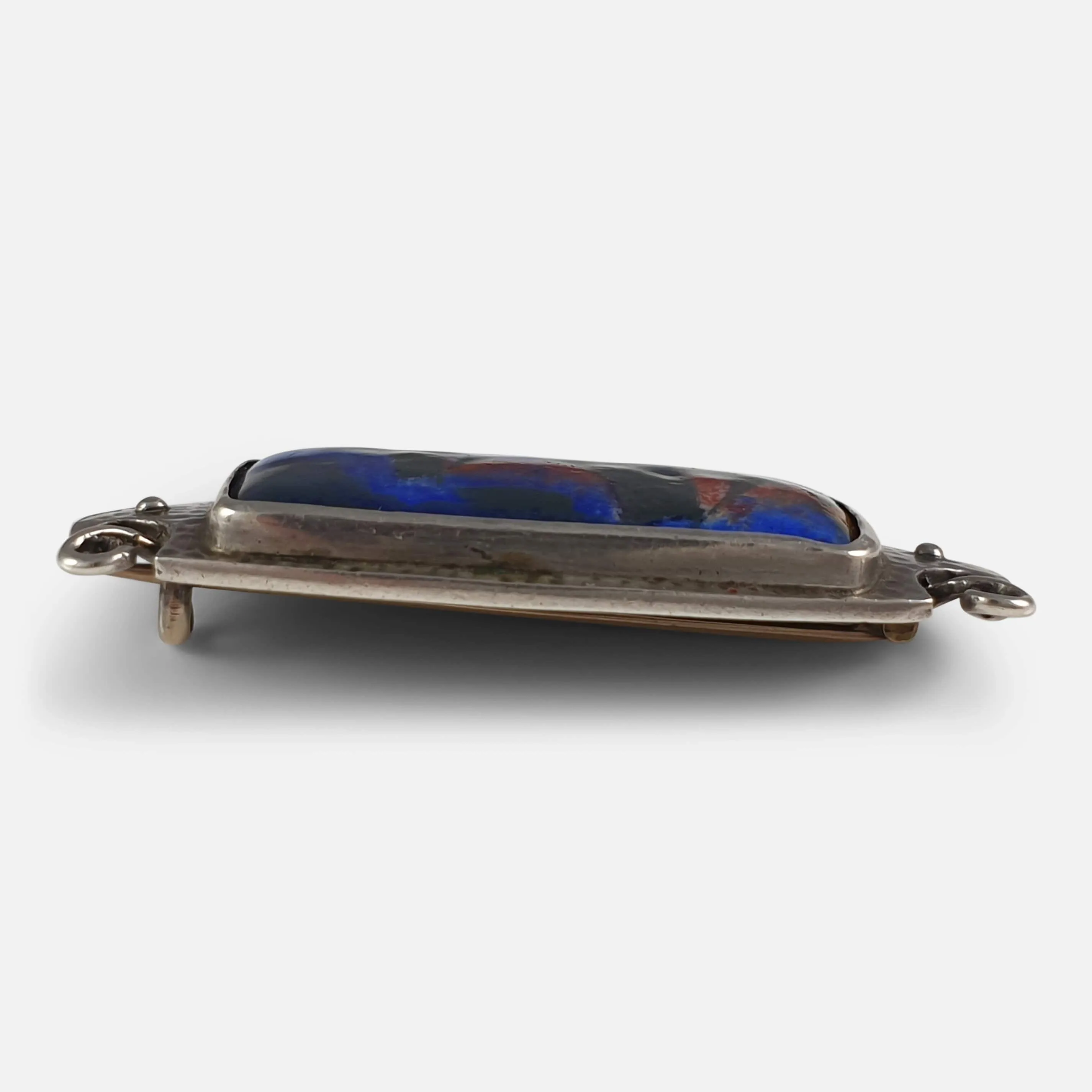Arts and Crafts Silver and Enamel Brooch - Murrle Bennett & Co