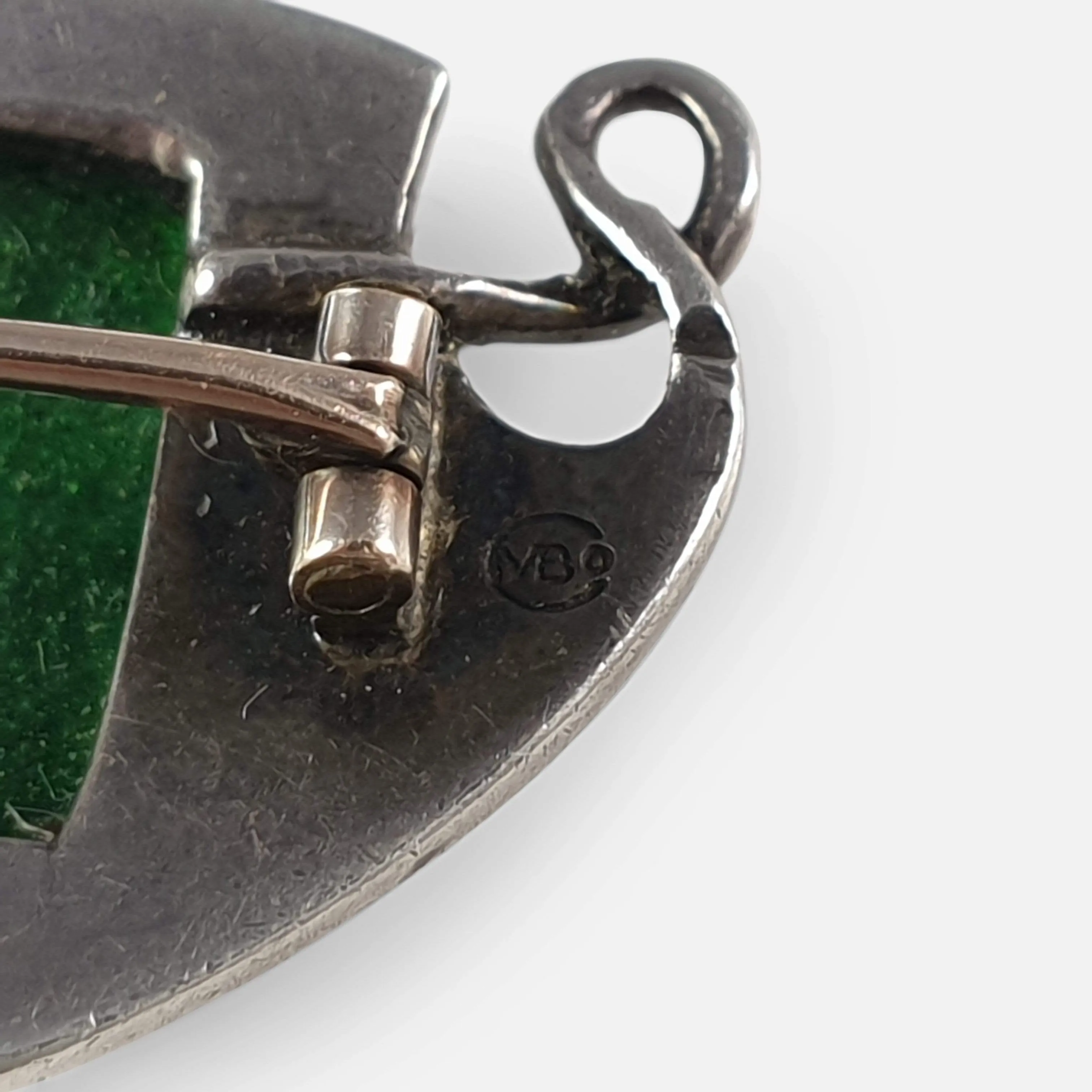 Arts and Crafts Silver and Enamel Brooch - Murrle Bennett & Co