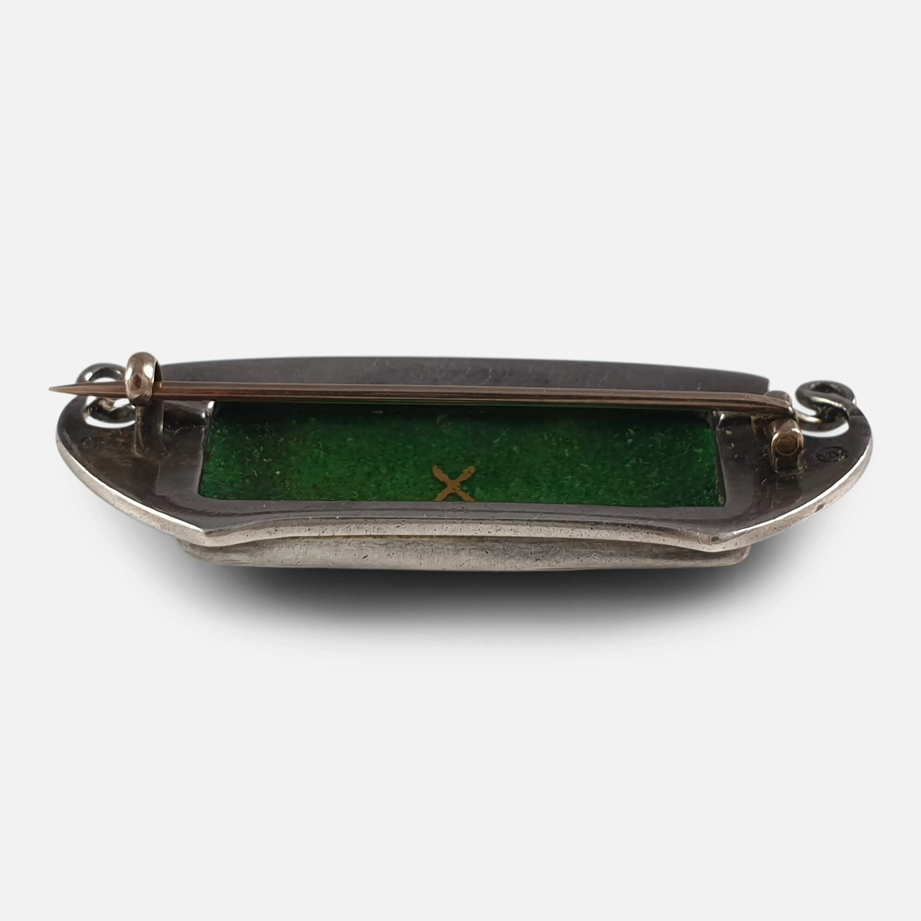 Arts and Crafts Silver and Enamel Brooch - Murrle Bennett & Co