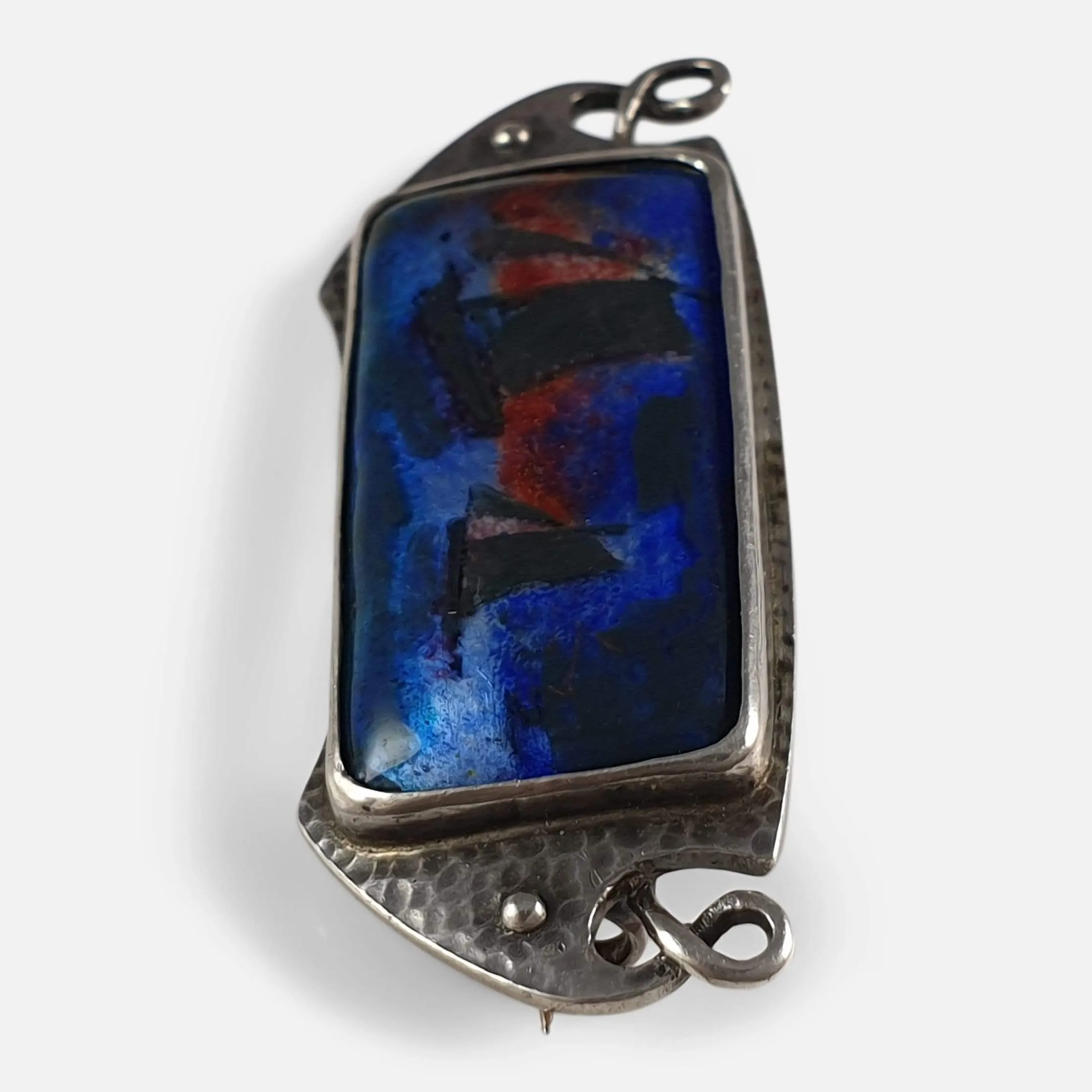 Arts and Crafts Silver and Enamel Brooch - Murrle Bennett & Co