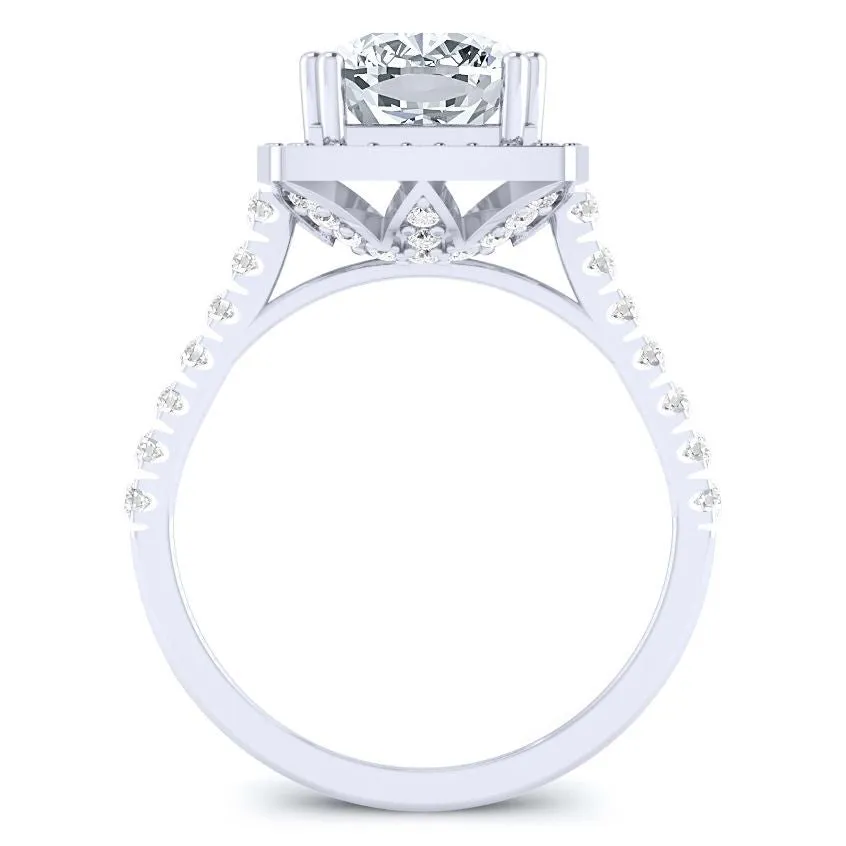 Aster - Cushion Moissanite Engagement Ring