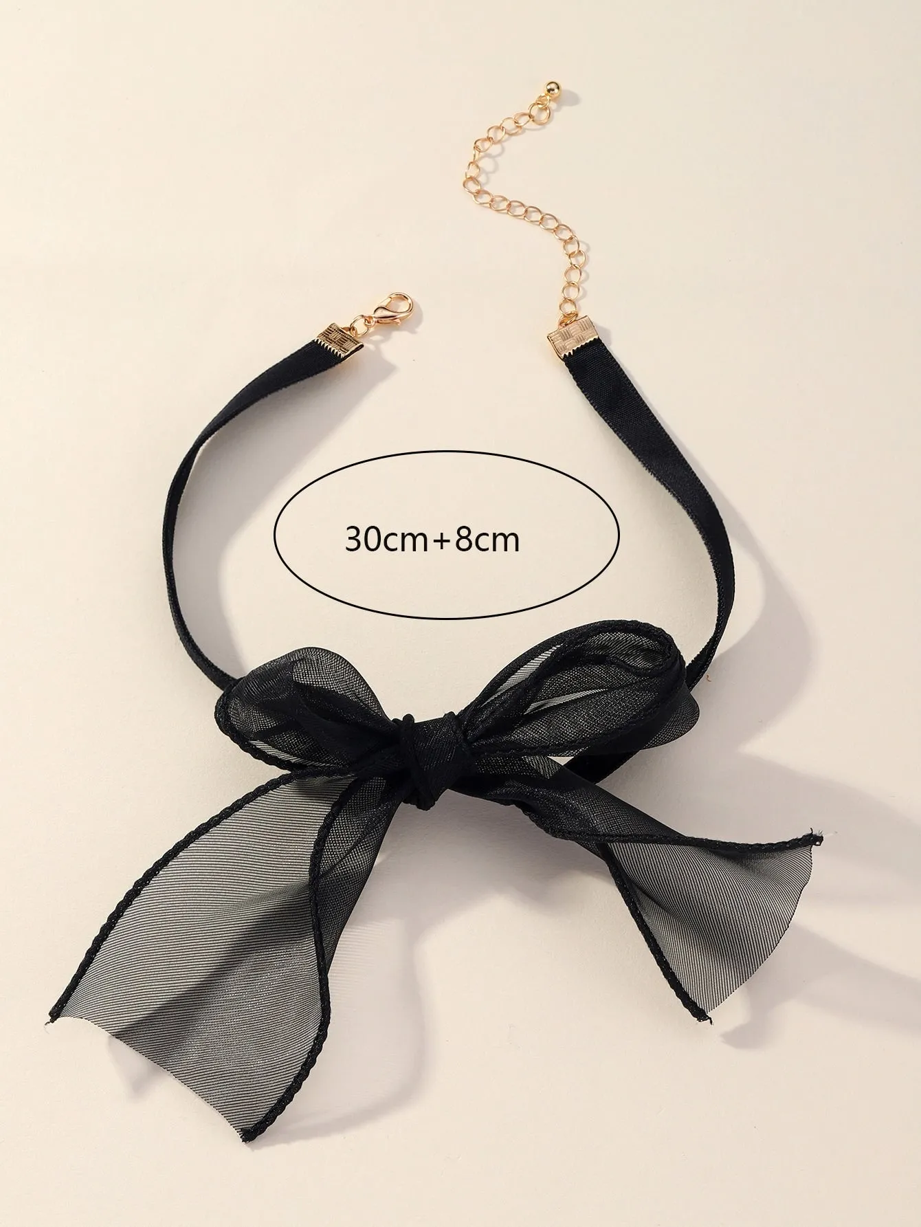 Bow Decor Choker Neckalce Jewelry for Women Gift for Her Necklace Accessories