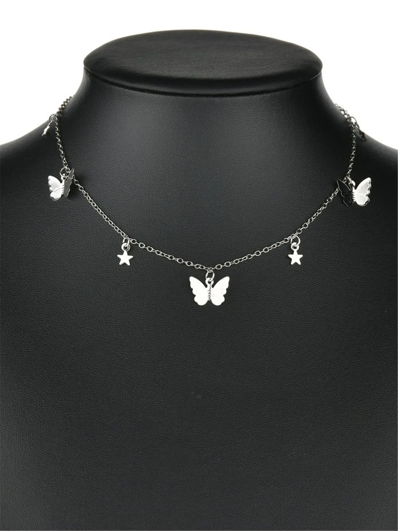 Butterfly Charm Necklace Dainty Necklace Novelty Necklace Creative Necklace