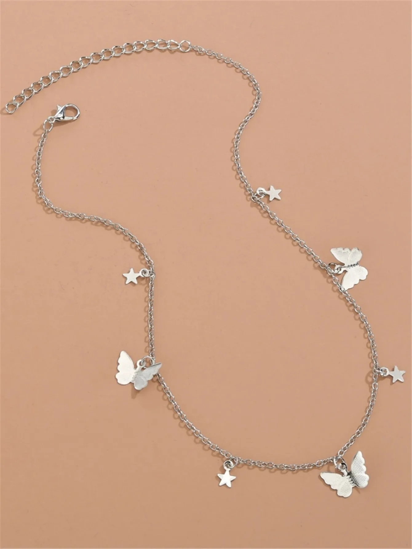 Butterfly Charm Necklace Dainty Necklace Novelty Necklace Creative Necklace