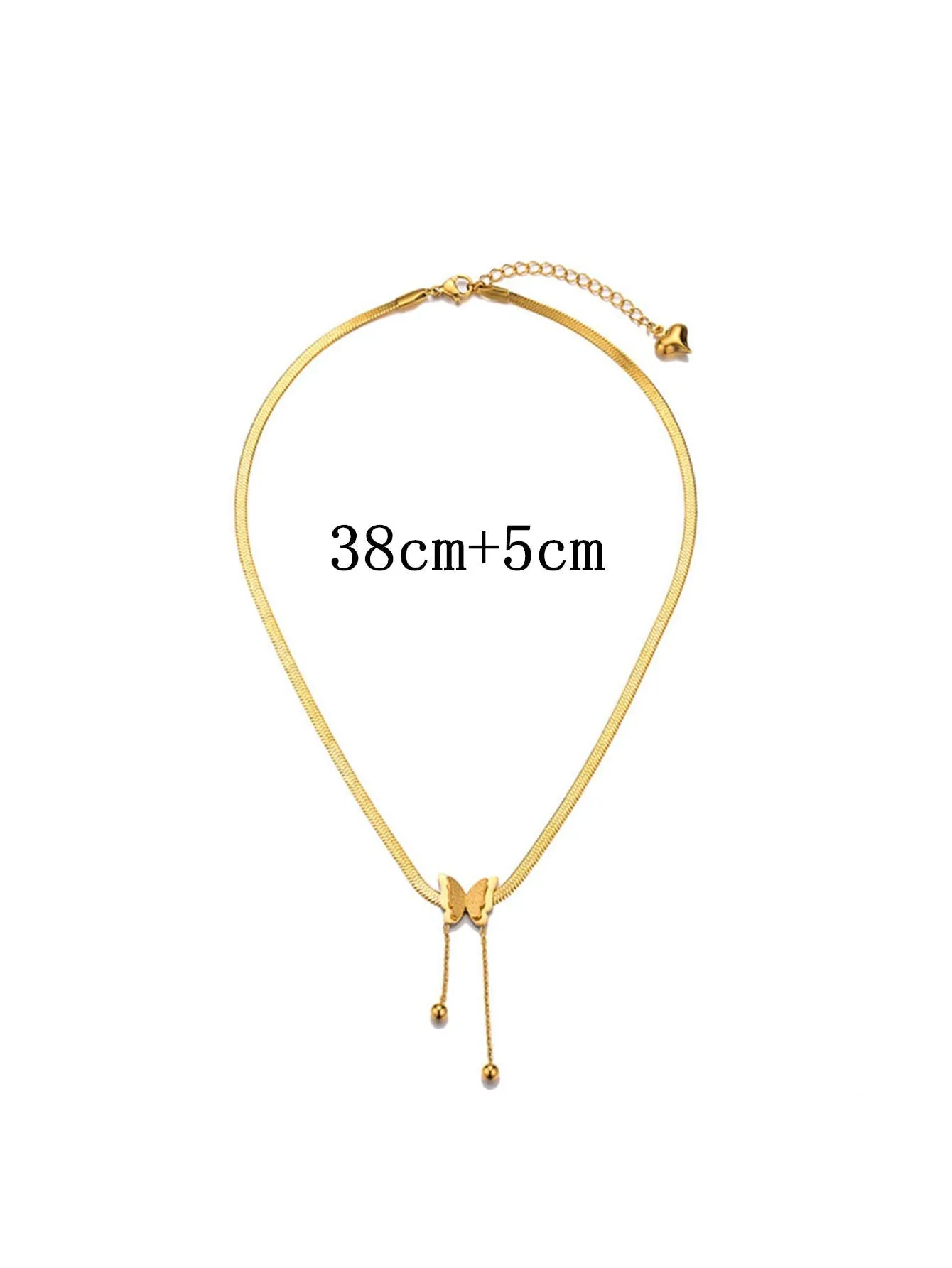 Butterfly Decor chain Necklace Dainty Necklace Novelty Necklace Creative