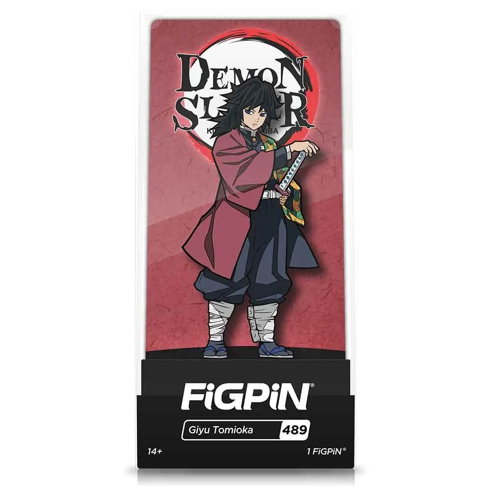 Demon Slayer Giyu Tomioka FiGPiN #489 Anime Enamel Pin