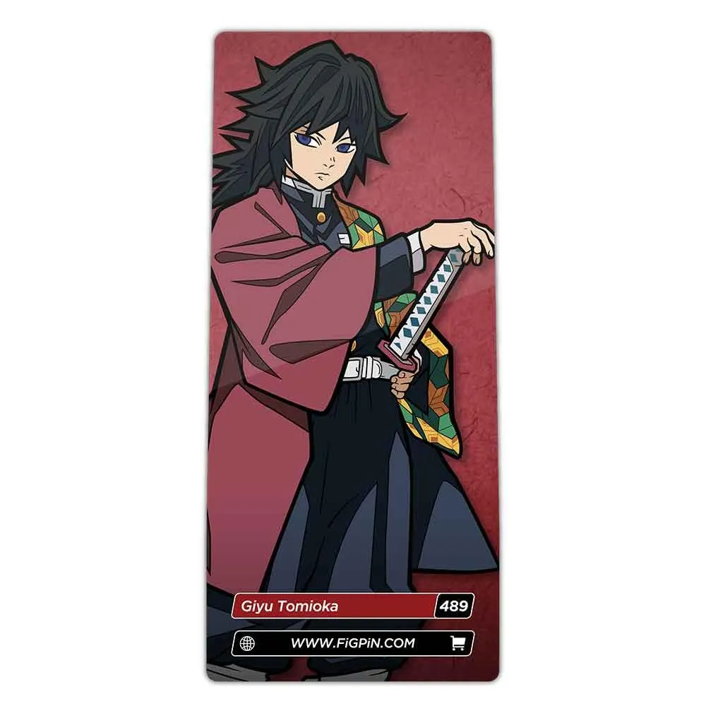Demon Slayer Giyu Tomioka FiGPiN #489 Anime Enamel Pin