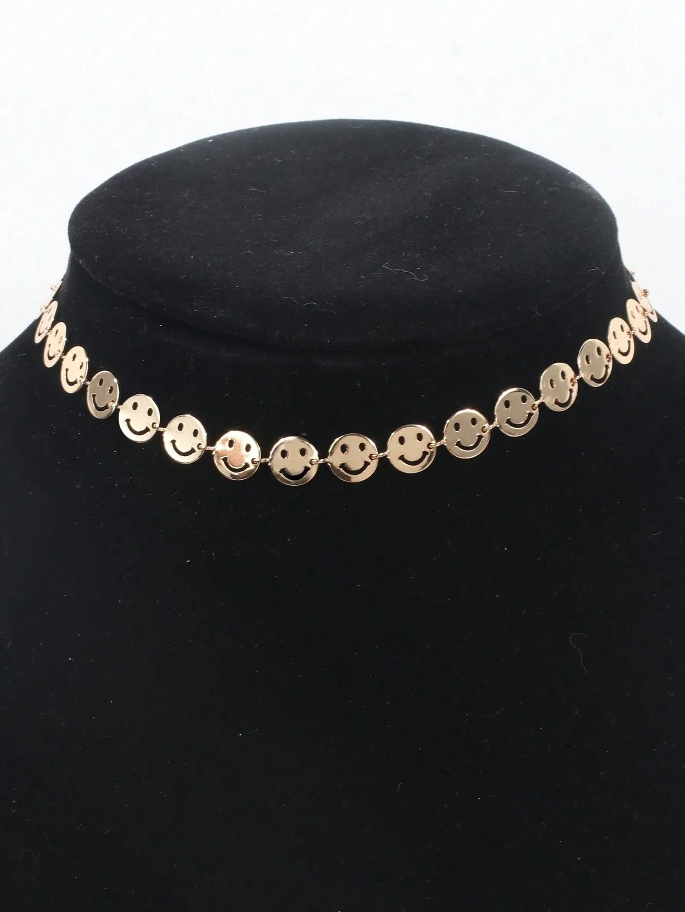 Expression Smily Face Decor Necklace for Women Girls Accessories Jewelry Gifts