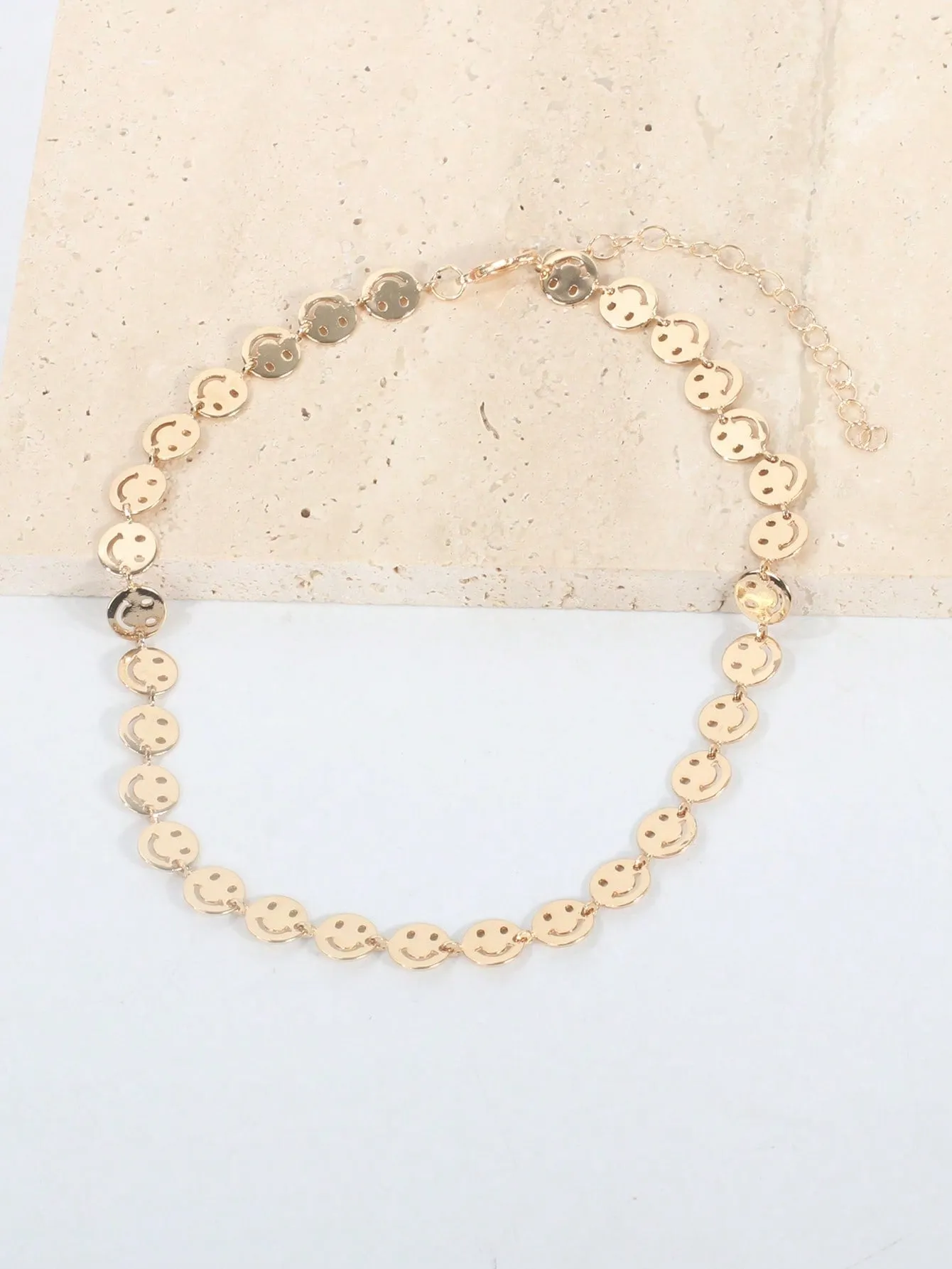 Expression Smily Face Decor Necklace for Women Girls Accessories Jewelry Gifts
