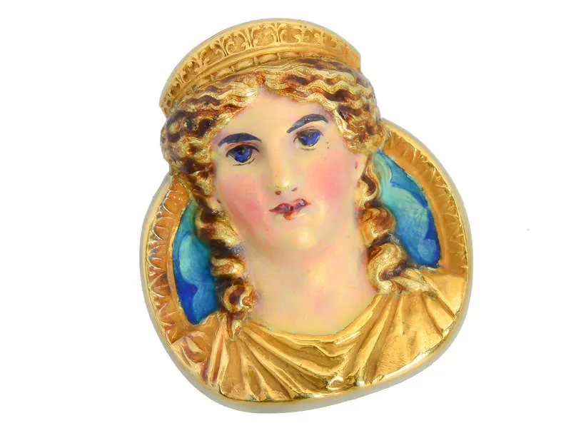 Gods & Goddesses - Dated 1908 Mardi Gras Comus Brooch