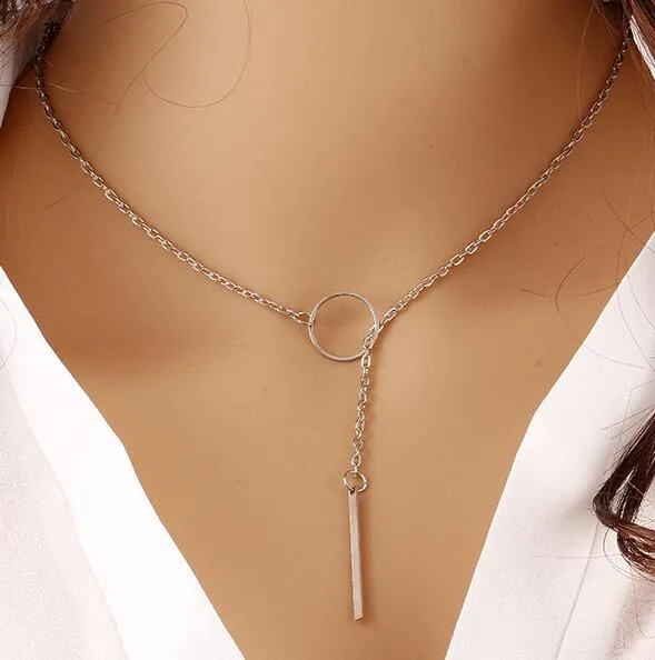 Gold color Choker Necklace for women Long Mary Tassel Pendant Chain Necklaces & Pendants Laces velvet chokers Fashion Jewelry
