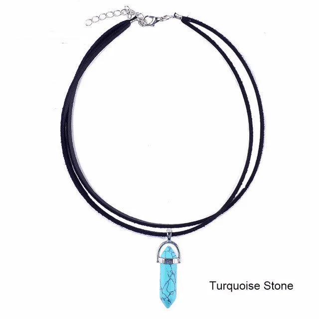 Healing Crystal Chocker Necklace