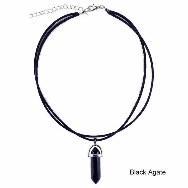 Healing Crystal Chocker Necklace