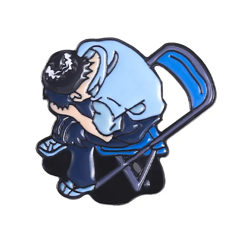 Ikari Shinji Enamel Pins Cartoon Anime Frog Chairs Brooches Bag Lapel Button Badges Funny Jewelry Gift for Kids Friends