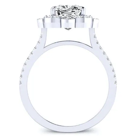 Rockrose - Cushion Lab Diamond Engagement Ring (IGI Certified)