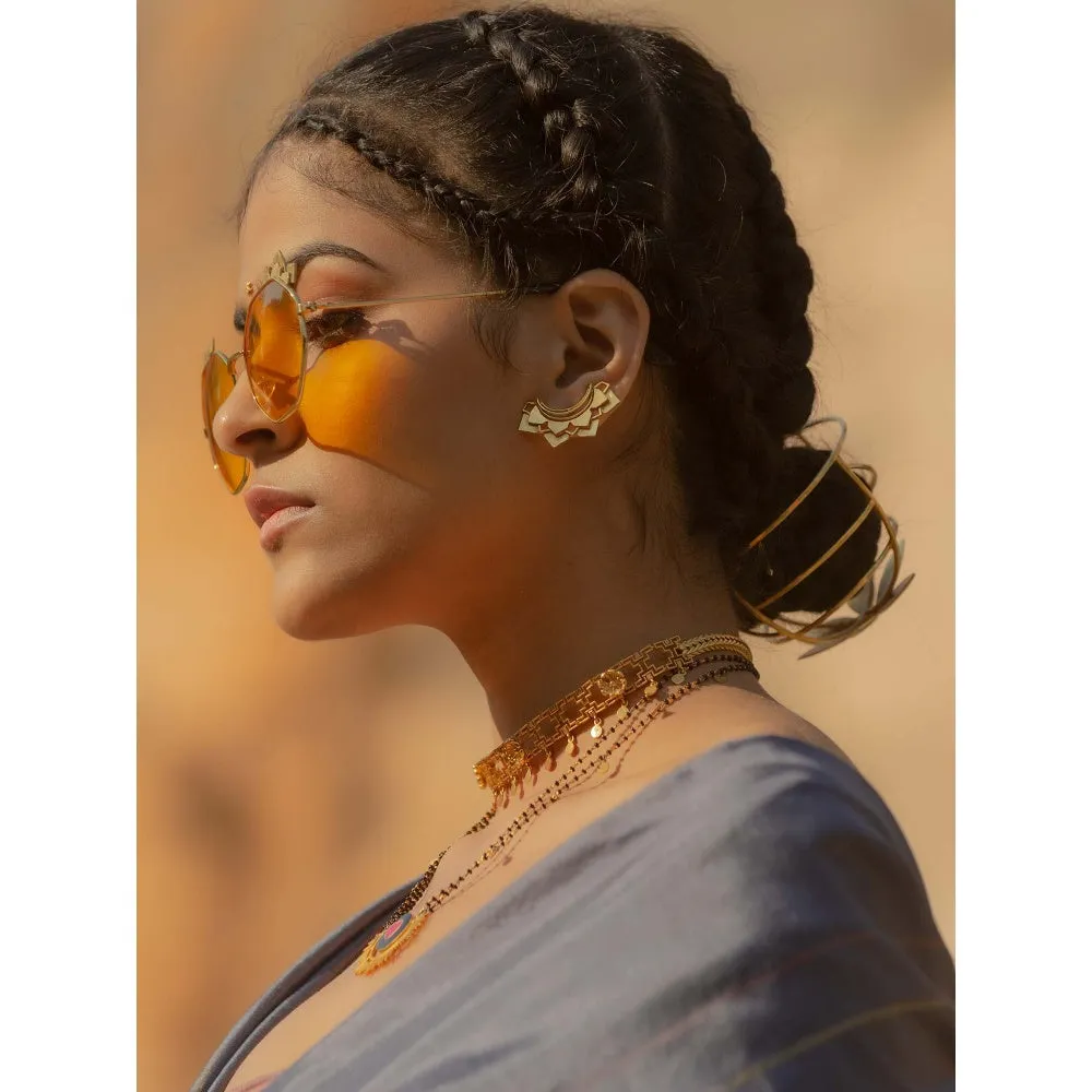ROMA NARSINGHANI Gold Ahilya Choker